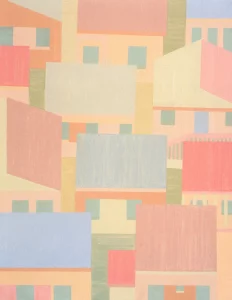 Artwork by Hubert Schmalix - Cypress Park IV (1991) - Oil on canvas - 175x130